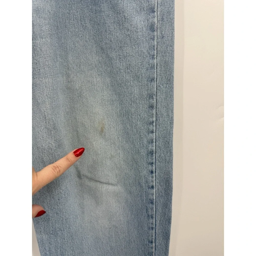 Vintage Levis 550 Jeans Mens 38x30 Blue Relaxed Fit Fade‎ Distress Light Wash